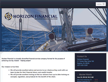 Tablet Screenshot of horizonfinancialifs.com